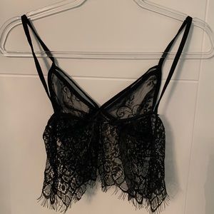 Unworn Black Bralette